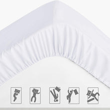 Pamposh King Size Fitted Sheets Extra Deep Pocket 40 cm (16 inches) Durable Elastic Bed Sheets - Premium Brushed Microfibre Fitted Sheets King Size - Ultrasoft Hypoallergenic Fade Resistant