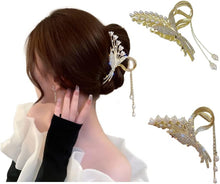 2Pcs Large Metal Hair Claw Clips, Claw Clips Hair Clip Strong Hold, Hair Clips for Women Girls