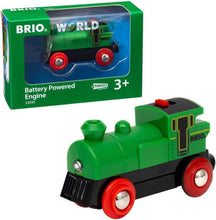 BRIO World Battery Powered Train Engine for Kids Age 3 Years Up - Wooden Railway Accessories and Add Ons