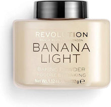 Makeup Revolution, Loose Baking Powder, Prolongs Makeup Wear, Makeup Setting Powder, Banana Light, For Light Skin Tones, 32g