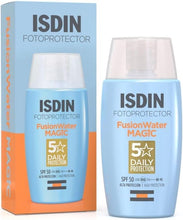 ISDIN Fusion Water Magic SPF50 50ml  Daily facial sun cream  Ultra-light texture (Pack of 1)