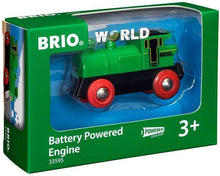 BRIO World Battery Powered Train Engine for Kids Age 3 Years Up - Wooden Railway Accessories and Add Ons