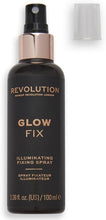 Makeup Revolution Glow Fix, Illuminating Fixing Spray For Longer Lasting Makeup, 100ml