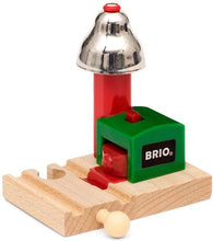 BRIO World Magnetic Railway Bell Signal for Kids Age 3 Years Up - Train Set Accessories and Add Ons
