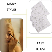 8 Pcs Eye Liner Sticker Convenient Eyeliner Stencil Sticker Multifunctional Eye Makeup Template Sticker for Beginner Makeup