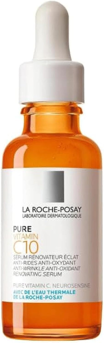 La Roche Posay Pure Vitamin C10 Serum 30ml Light Weight Brightening Facial Serum With Moisturiser