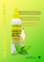 Jamaican Mango & Lime No More Itch Gro Spray 237ml  For locs, twists, and braids. Helps reduce dry scalp. Minimizes dandruff. Healthy-looking hair. Non-Greasy Formula