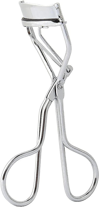 Eyelash Curler, Professional Stainless Steel Lash Curler with Silicone Pad, Beauty Essential Cosmetic Makeup Tool with Comfortable Handle Fits All Eye Shape, Silver