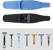 Neikafan 2 Pcs Silicone Razor Carrying Case Travel Silicone Razor Cover Safety Waterproof Razor Case for Manual Razor(Blue+Black)