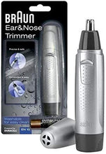 Braun Ear and Nose Hair Trimmer For Men, Precise and Safe Hair Removal, Fully Washable, EN10, Silver