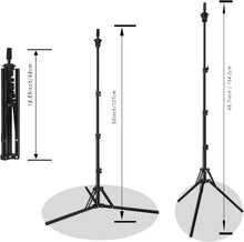 Mannequin Head Stand, DanseeMeibr Plus Wig Head Stand Metal Tripod Stand Reverse Foldable Stand Adjustable (17-56Inch) Wig Stand Tripod for Hairdressing Training Head