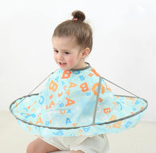 minkissy Kids Apron Baby Gown Kids Haircut Cape Waterproof Hair Cutting Cape Barber Cape Foldable Umbrella Hair Catch Haircut Cape for Salon Home Hair Styling Accessory Childrens Apron Baby Shawl