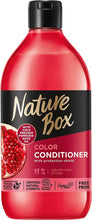 Nature Box Colour Protect Vegan Conditioner with !00 % Cold Pressed Pomegranate Oil, Free from Silicones and Parabens 385 ml