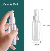 3Pcs 50ml Spray Bottles, Travel Spray Bottle, Refillable Container Pocket Size Sprayer Set Essential Oils, for Travel Cleaning Solution Makeup Bottles Refillable Liquid Containers