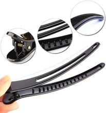 6 Pcs Hair Sectioning Clips, Plastic Hairdresser Clips, Hair Hairdressing Styling Clips for Styling of All Hair Types