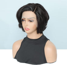 Human Hair Wig for Black Women Bob Wig Human Hair Short Lace Front Wig with Side Part Brazilian Real Hair Wigs