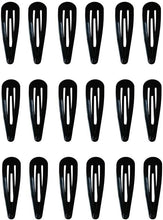 20 Pack Hair Clips, 2 Inch Metal Hair Clips, Kids Barrettes Girls' Hair Accessories, Barrettes Women Metal Snap Hair Clips Accessories Non-Slip Black