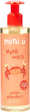Mini U Golden Grapefruit Hand Wash for Kids & Children - Made from Naturally Derived Ingredients - Made in UK