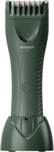 Meridian - The Trimmer Plus- Electric Body & Pubic Hair Trimmer - Waterproof and Cordless for Wet/Dry Use - Painlessly Remove Hair to Feel Fresh Down There - for Men & Women - Sage