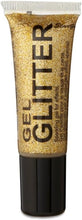 Gel Glitter Gold. Sparkling Glitter for your face & body with fine nib applicator