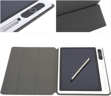 Lcd Writing Tablet F Electronic Notepad Lcd Tablet Drawing Pad Business Supplies Hand Painting Tool 9 Inch Black With Faux Leather Case (black (with leather case))