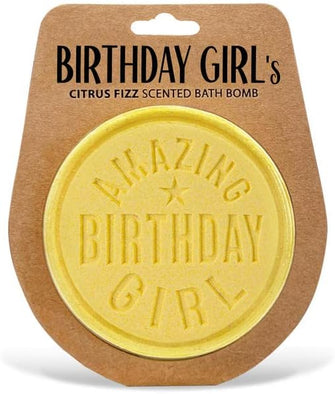 H&H Personalised Scented Bath Bombs - Birthday Girl