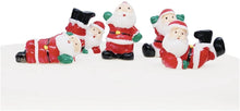 Fun Santa Plastic Cake Topper Picks