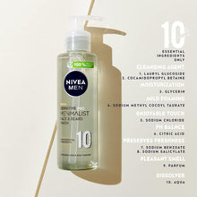 Nivea Men Sensitive Pro Menmalist Face and Beard Wash, Cleansing Men's Face Wash, 10 Essential Ingredients to Gently Remove Dirt and Oils, 200 ml