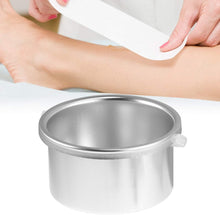 FOMIYES Hot Wax Warmer Pot Replacement, Electric Wax Heater Aluminum Pot, Facial Skin Hair Removal Spa Tool, Hair Removal Inner Pot Can, Wax Depilatory Machine for Salon (Silver)