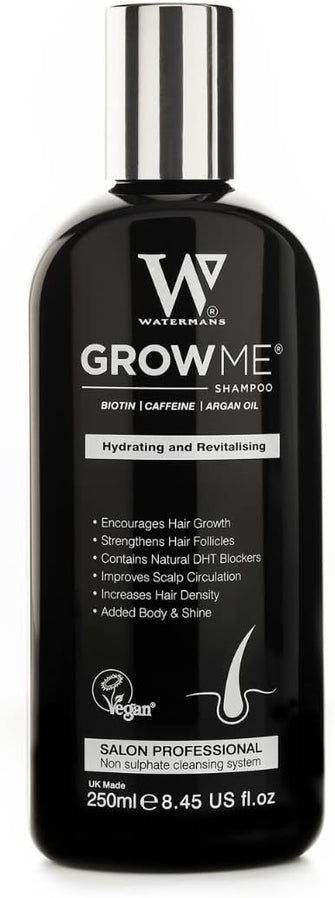 Grow Me Hair Growth Shampoo - Not just a Caffeine Shampoo we include Biotin, Argan Oil, Rosemary, Niacinamide. Hair Thickening Treatment for Women & Men with progressed thinning.