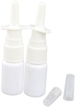 Landslide 20 ml Nasal Spray Bottles Refillable Portable Travel Perfume Liquid Pump Sprayer White