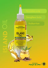 Jamaican Mango & Lime - Island Oil 237ml (Pack of 1) - Lubricates scalps, Nourishes roots and strengthens locks. Helps soothe dry scalp. Sulphate and Paraben Free.