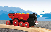 BRIO World Mighty Red Locomotive Battery Powered Toy Train for Kids Age 3 Years Up - Railway Set Accessories & Add Ons
