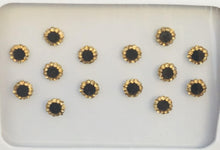 BB134 Designer Black Bindi Gold Stone Pearl Beading Bindi Tattoo Forehead Sticker Wedding Tikka Indian Fancy Party Arabian Face Gem Body Art