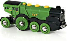 BRIO World Big Green Locomotive Battery Powered Toy Train for Kids Age 3 Years Up - Railway Set Accessories & Add Ons