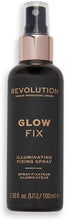 Makeup Revolution Glow Fix, Illuminating Fixing Spray For Longer Lasting Makeup, 100ml