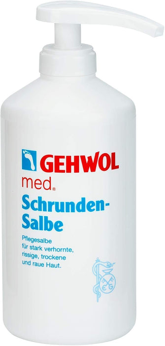 Gehwol Med Salve for Cracked Skin 500ml Dispenser Pump - Servere Dry or Rough Skin