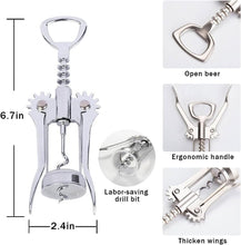 Bottle Opener,Wing Corkscrew for Red Wine Beer
