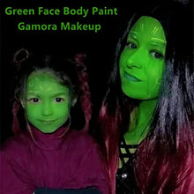 Go Ho Cream-Blendable Green Face Paint Stick (1.06 Oz),Green Full Body Paint Makeup Stick for Adults Children Halloween Cosplay SFX Makeup,Waterproof