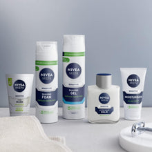 NIVEA MEN Sensitive Cooling Shaving Gel(200 ml), Alcohol-Free Cool Sensitive Skin Shaving Gel, Gentle Shave Gel for Men, Shaving Gel for Irritated Skin (Pack of 6)