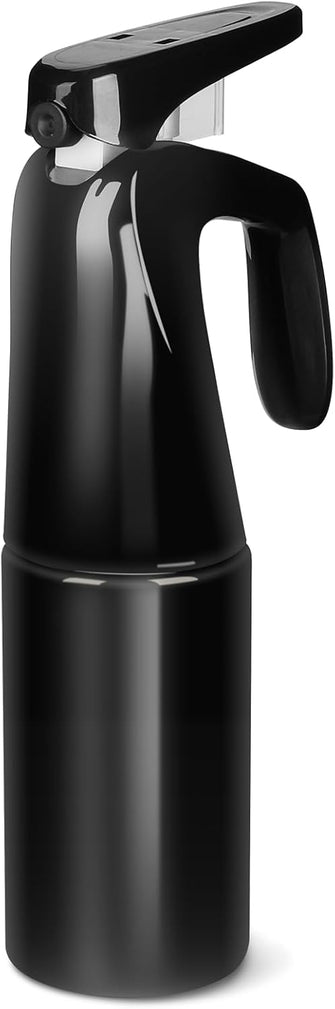 Continuous Hair Plant Mister Spray Bottle, 200ml Refillable Fine Mist Sprayer Bottle, Ultra Fine Continuous Water Mister For Salon, Gardening, Plants & Skin Care, Black