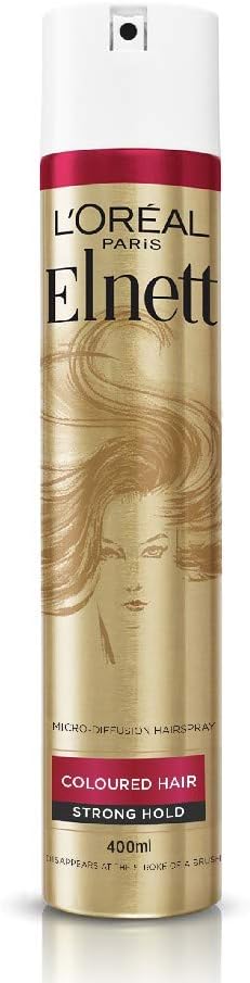 L'Oreal Paris Elnett Hairspray for Coloured Hair UV, 400 ml