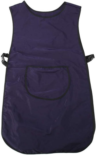 Hairdresser Apron - Salon Apron, Anti-static Waterproof Oil Proof Hairdressing Barber Apron (Color : Blue)