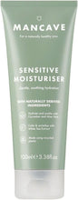 ManCave Sensitive Moisturiser 100ml for Men, Moisturise and nourish Skin with Aloe Vera & Shea Butter, Dermatologically Tested, Hydrating and Soothing properties, Natural Formulation, Vegan Friendly