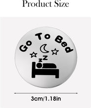 Cobee Funny Destiny Flip Coins, Double Sided Gaming Novelty Coin - One More Game/Go To Bed Gift Decision Maker Coin Gifts for Boyfriend Girlfriend Husband Son Lover Birthday(Silver)