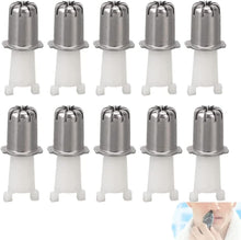 10 pcs Nose Hair Trimmer Head, Nose Trimmer Head Universal Replacement Nose Hair Clipper Blade Heads for Accurate Shaving Practical Accessories for Trimming Nose Hairs