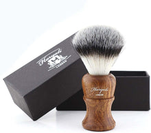 Haryali London Mens Shaving Brush with Synthetic Badger Hair Bristles Comes in Box