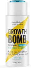 Growth Bomb Supercharge Dandruff Conditioner 300ml -NOURISH hair & CALM sensitive scalps. Fragrance Free. Stimulates Growth. Repairs Damaged Hair.