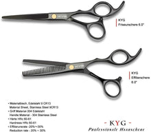 Hairdressing Scissors 6.7inch KYG Professional Hair Scissors 2 Extra Sharp Hair Cutting Scissors & Thinning Scissors Precise Haircuts Stainless Steel with 1 Comb for All Ages