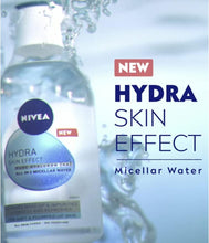 NIVEA Hydra Skin Effect Micellar Water (400ml), Effective Yet Gentle Waterproof Make-Up Remover, Cleansing Water Made with Pure Hyaluronic Acid and Micellar Technology